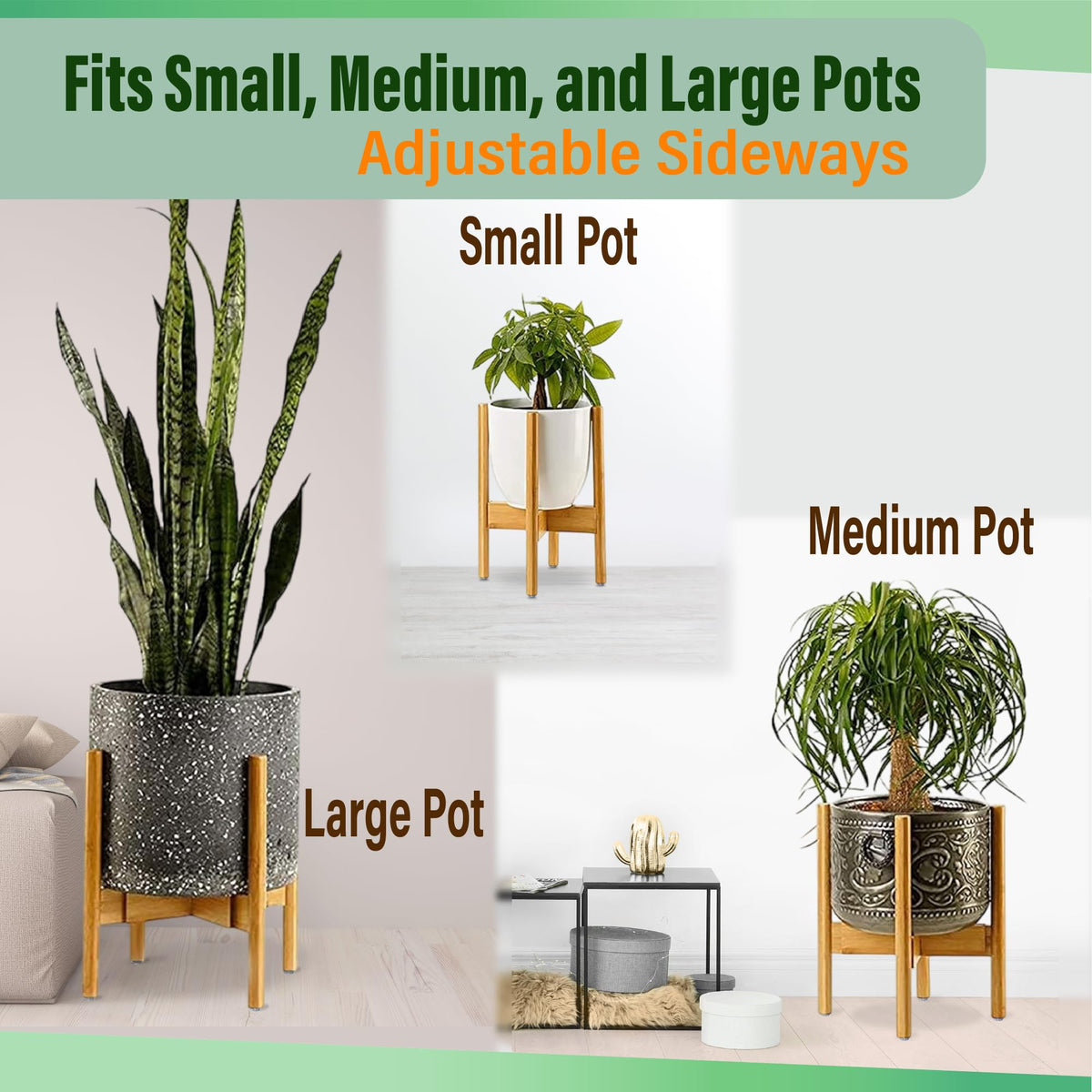 ZPirates plant stand demonstrates an 11-inch platform height for better plant visibility.