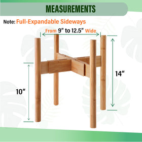 ZPirates plant stand offers dual-height options for tall or wide planters.