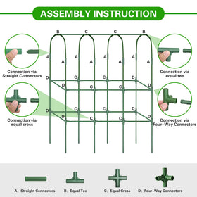 ZPMOCKAQ all-in-one garden trellis kit helps organize your beds