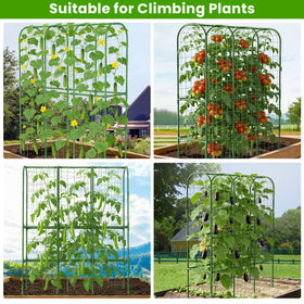 ZPMOCKAQ plastic-coated steel core trellis resists rust outdoors
