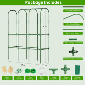 ZPMOCKAQ rust-proof garden trellis withstands outdoor conditions