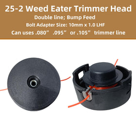 Zqqalitize 25-2 trimmer head compatibility chart highlights fit across Stihl models.
