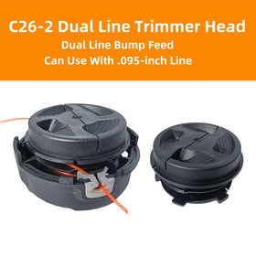 Zqqalitize C26-2 head tapping action enables automatic line feed.