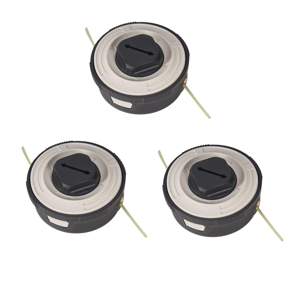 Zqqalitize C3-2 trimmer head package with three heads for quick yard maintenance.