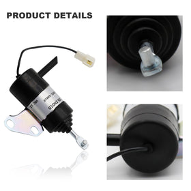 Zreneyfex 12V solenoid 3-pin connector; quick plug-and-go setup