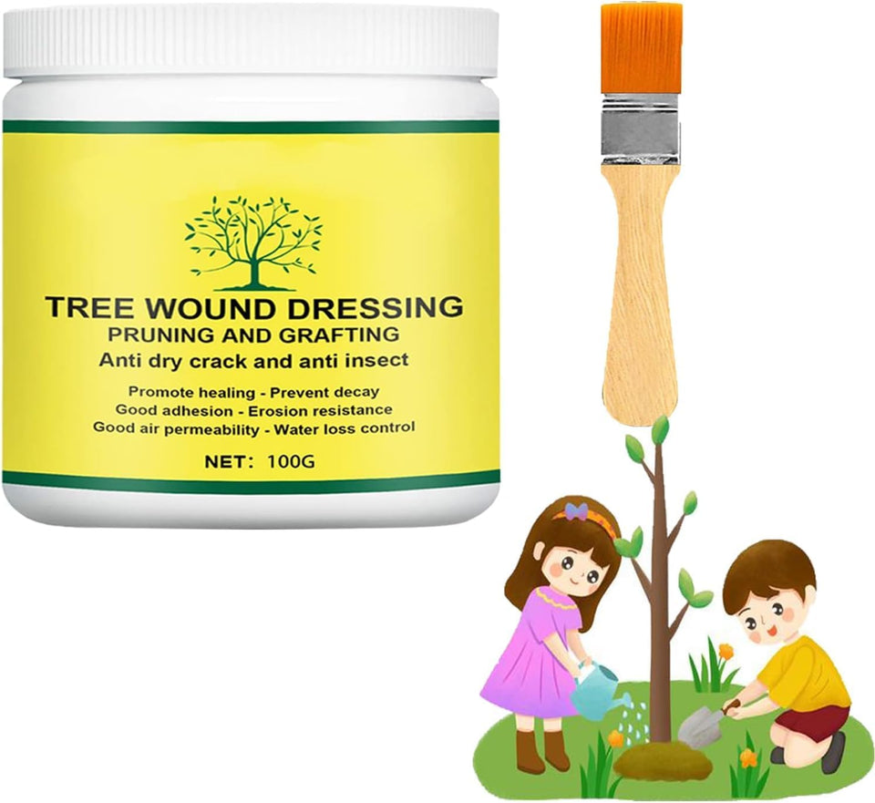 Zriechs Tree Wound Sealer brush application protects pruning cuts