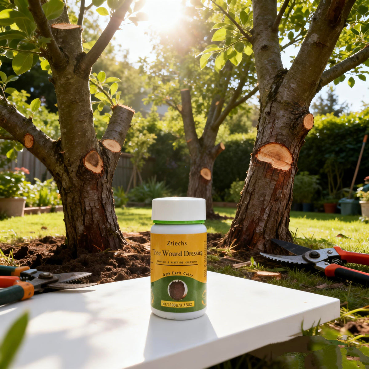 Zriechs Tree Wound Sealer brush for smooth, even wound coverage