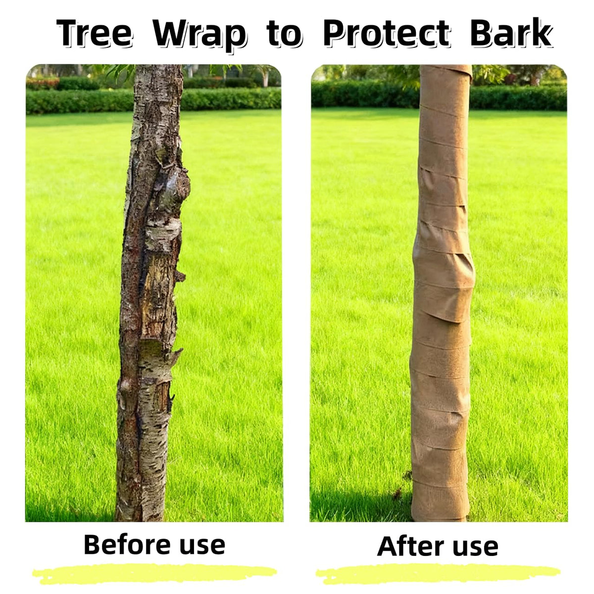 ZSlactp wrap is available in small and large sizes for different tree diameters