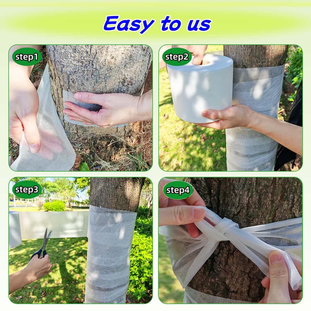 ZSlactp large-size wrap fits bigger trees with 4.7 x 240 ft coverage