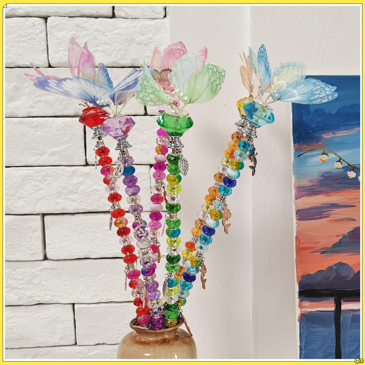 ZSlactp silver pendants and thread rods shown for easy assembly