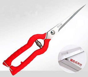 Zsling stainless steel blade in action for precise pruning on fruit trees.