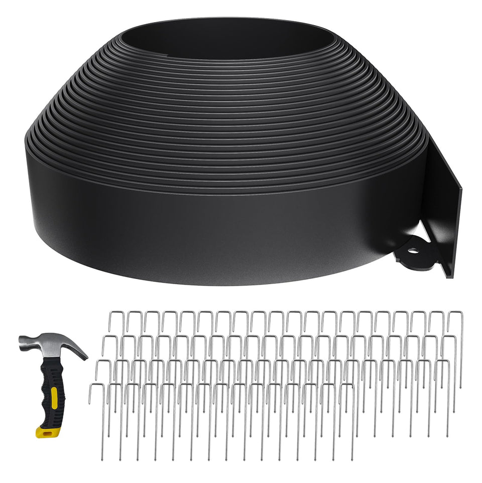 ZSLTLDU 66ft edging border defines garden beds with clean lines