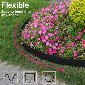 ZSLTLDU customizable length lets borders fit any garden shape.