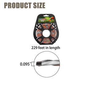 ZTTM CF3 Pro 0.095 inch diameter for strong, durable trimming performance.