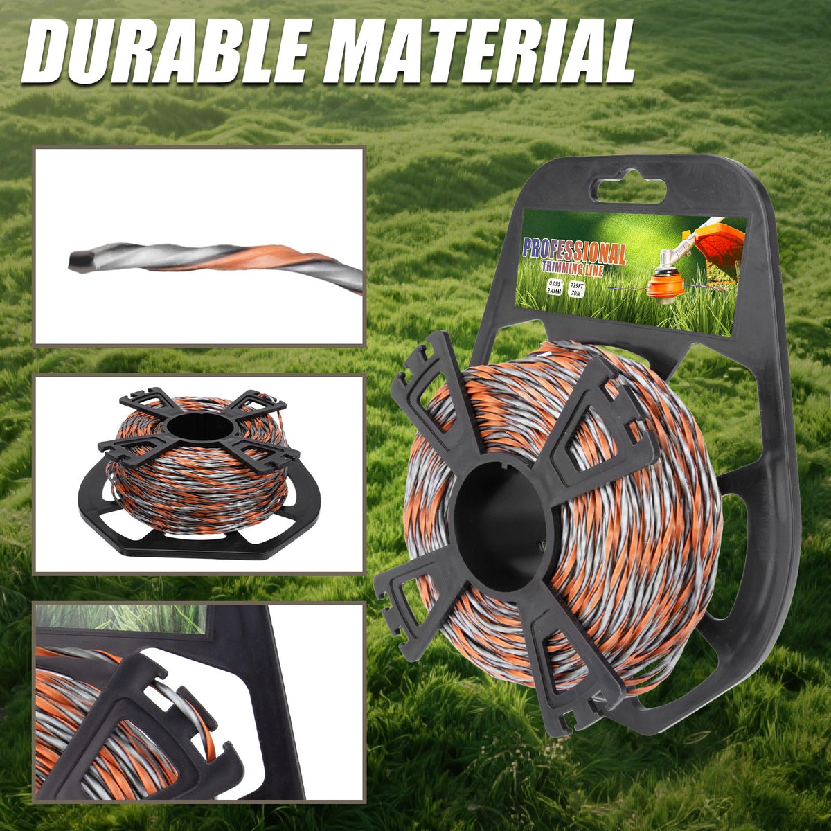 ZTTM CF3 Pro 229 ft length spool reduces downtime between replacements.