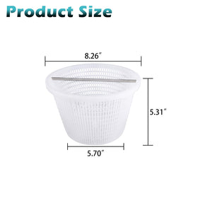 ZTTM skimmer basket grid design traps debris while preserving water flow.