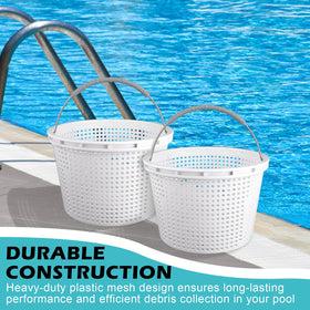 Standard dimensions ensure secure fit in inground pool skimmer systems