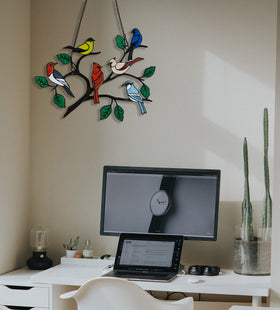 ZUAJITER lightweight pendant set for easy hanging on walls or windows