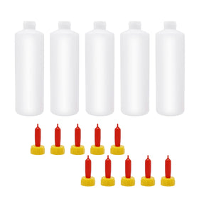 ZUDKSUY plastic livestock bottle designed for frequent farm use.