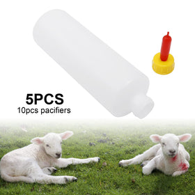 ZUDKSUY 5-pack lamb drink bottle for efficient on-farm feeding.