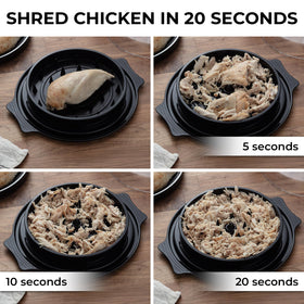 Zulay Kitchen anti-slip base keeps the shredder steady during use.