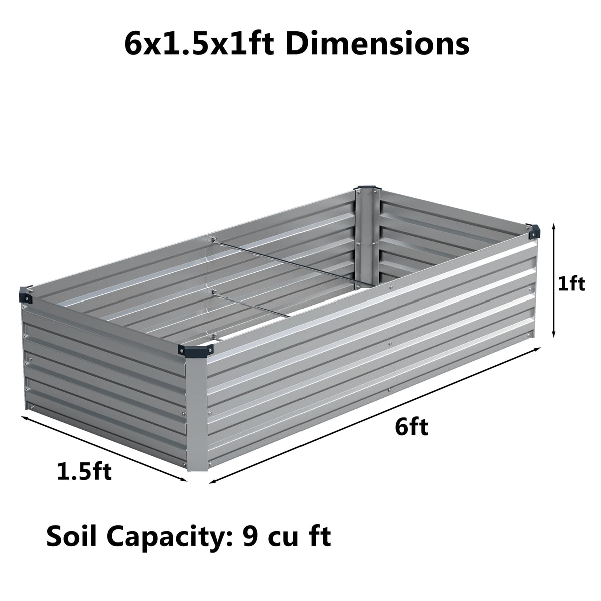 Zunatu open-bottom bed provides drainage and root protection for healthy plants.