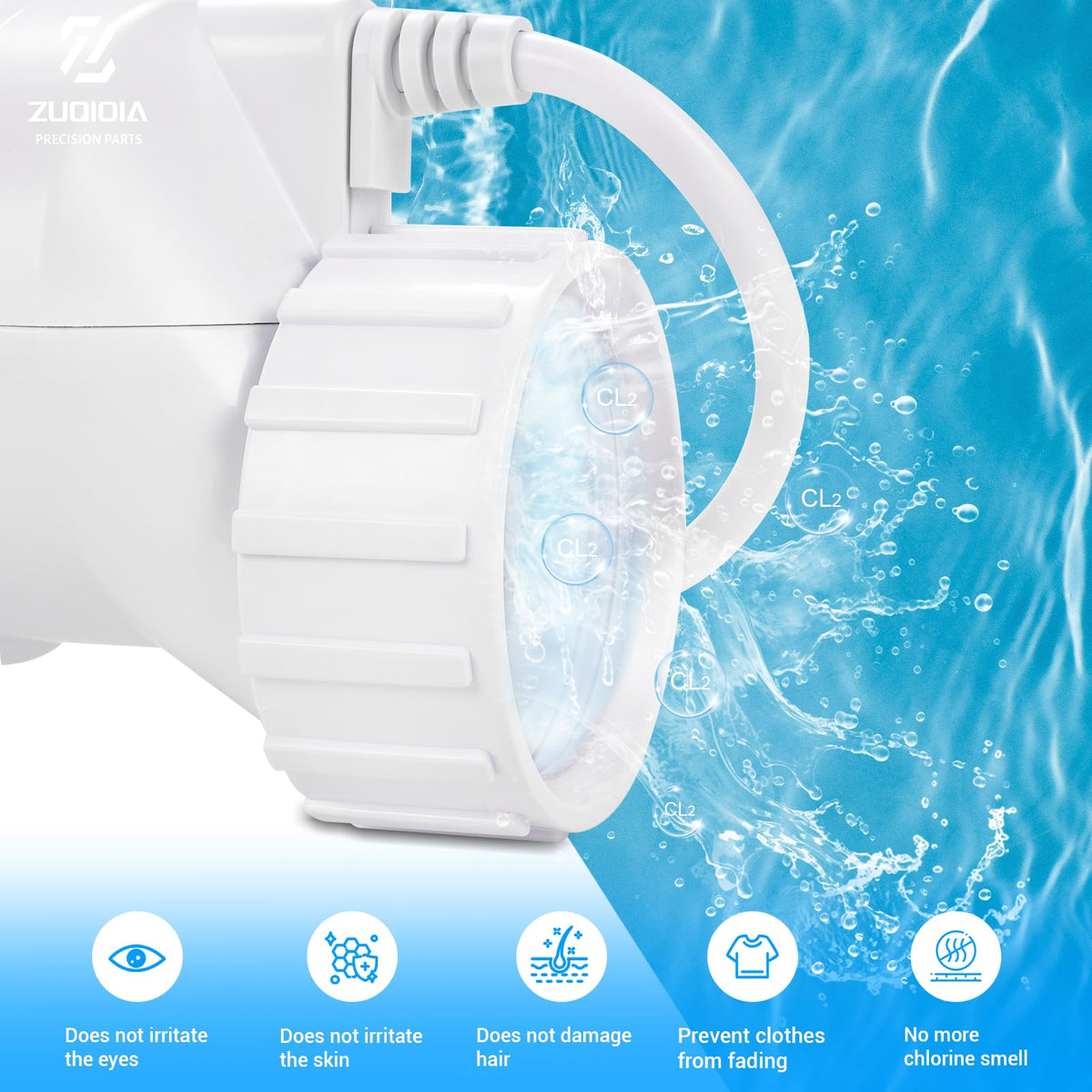 Zuqioia T-15 salt cell suitable for large pools up to 40,000 gallons
