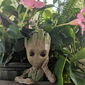 ZUSONUD 6 inch Groot planter with sturdy base