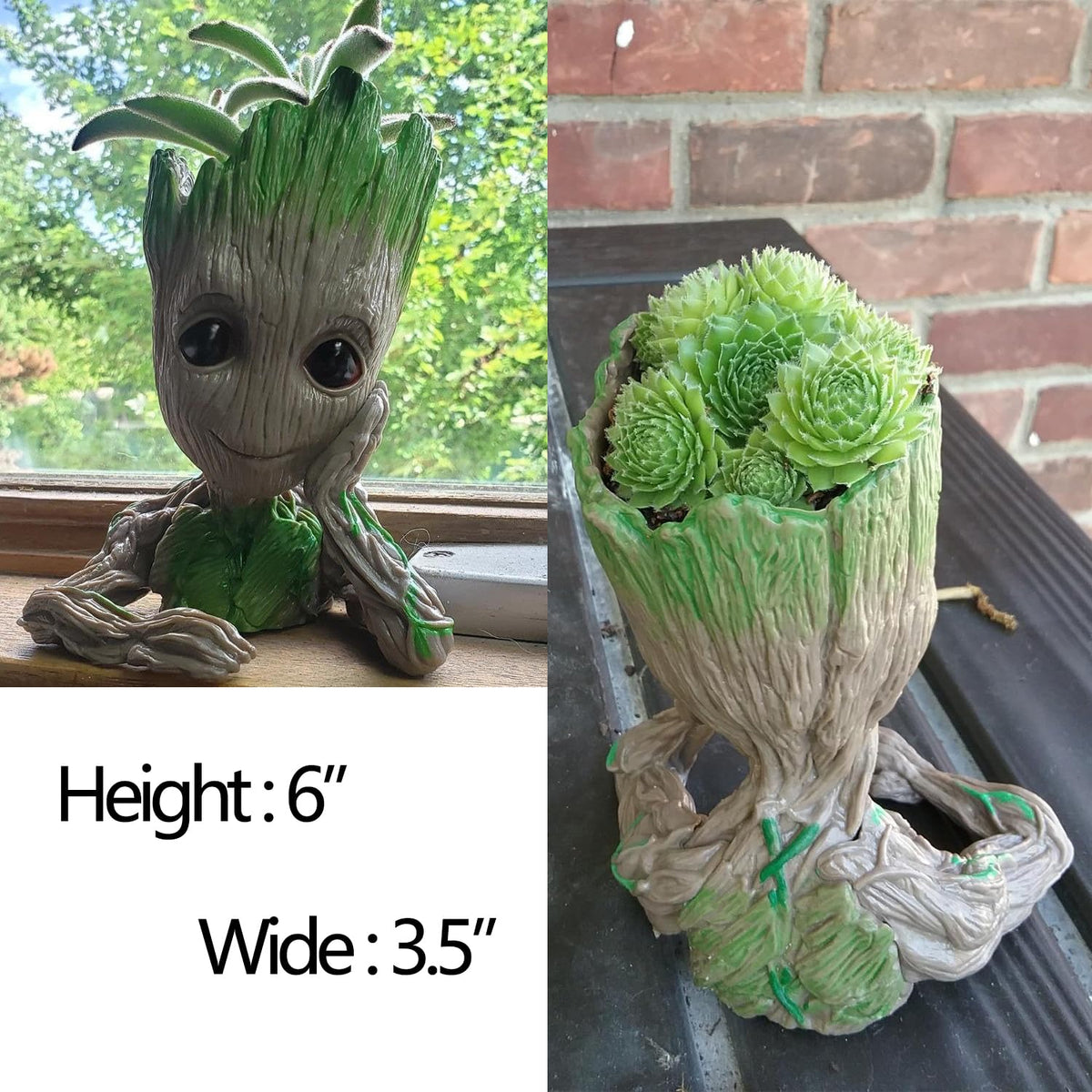 ZUSONUD Groot pen holder keeps small items tidy on your desk