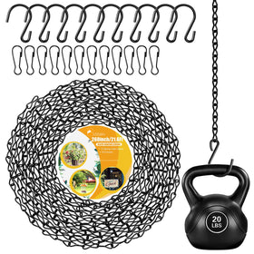 ZUZUAN 260inch hanging chain kit provides sturdy support for planters and decor.
