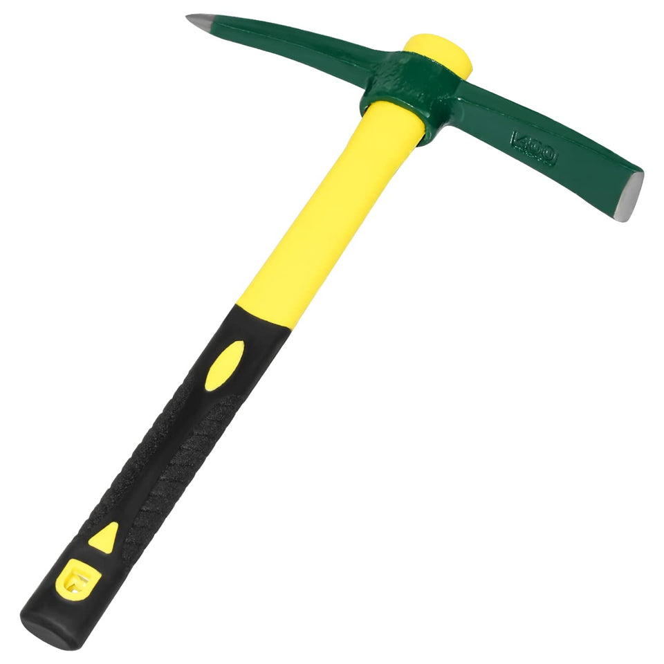 ZUZUAN 15-inch forged adze pick head for tough soil and roots.