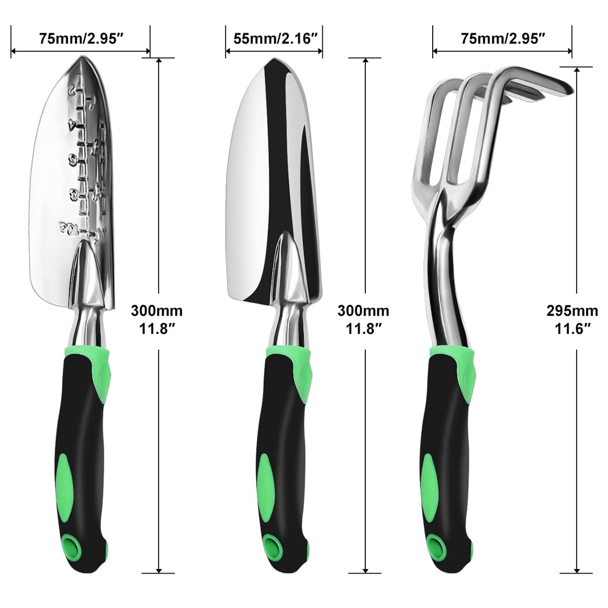 ZUZUAN 7 mm cultivator claw design resists breakage.