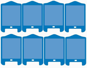 ZVVN 8-pack refill cartridges fit securely to the plug-in base for steady use