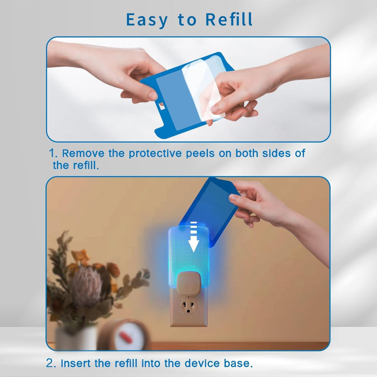 ZVVN double-sided adhesive refills maximize stickiness for longer-lasting protection