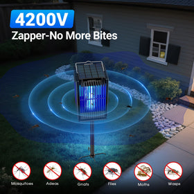 Zwiran solar zapper 4200V grid delivers instant pest elimination