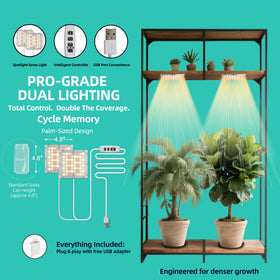 zwveuvs full-spectrum 3500K all-on mode promotes natural growth cues