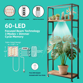 zwveuvs USB stick-on light adheres securely for versatile cabinet placement
