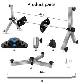 ZXBAZBB stainless steel bracket ensures durable support during cleaning tasks.