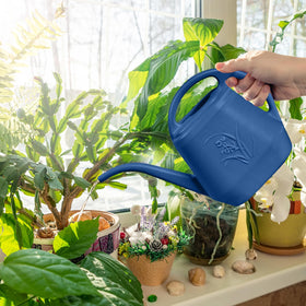 Suitable for indoor and outdoor plants with a stylish blue finish by ZXJ.