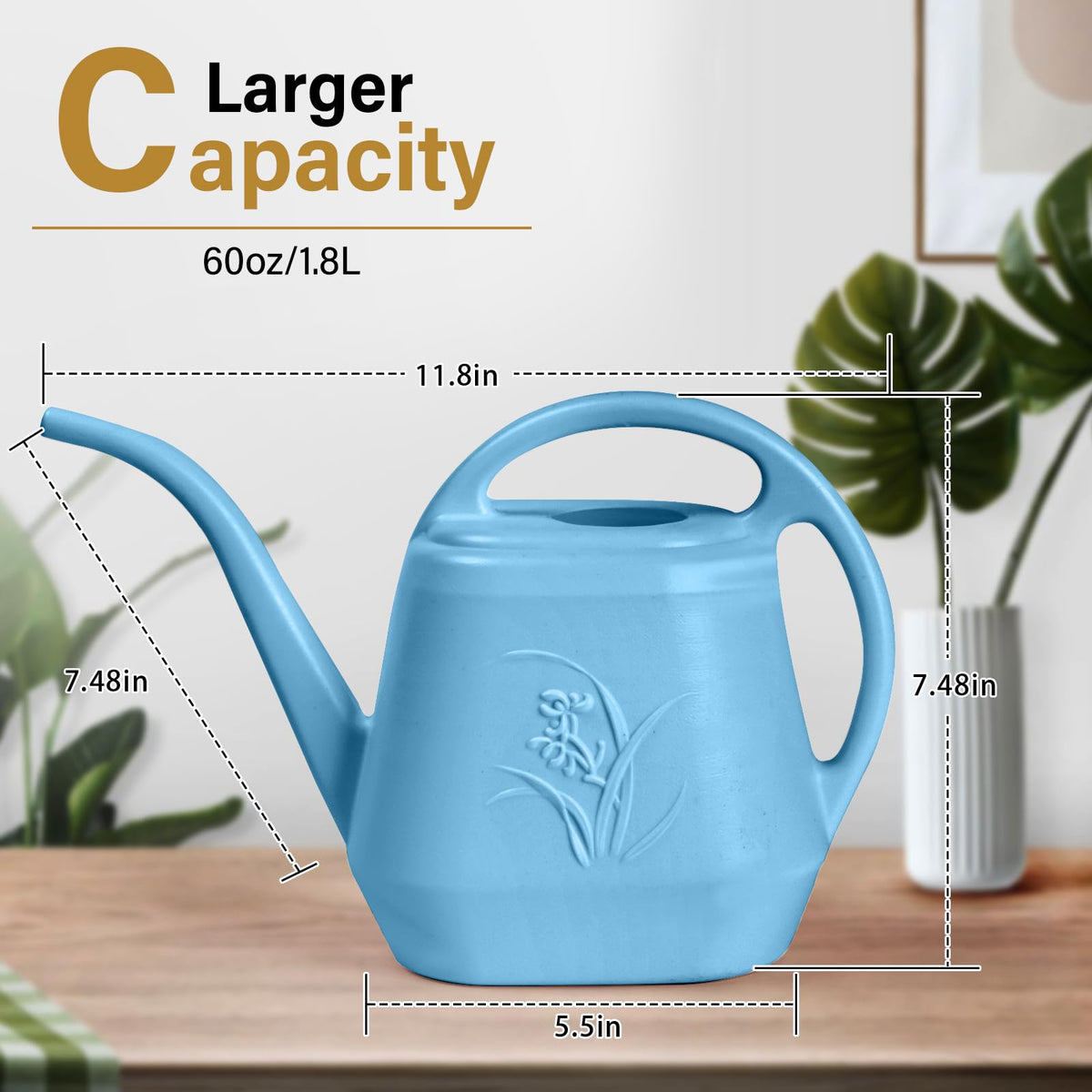 ZXJ Skye Blue half-gallon can ready for refilling with ease