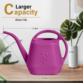 ZXJ rose red watering can suitable for indoor and outdoor plants.