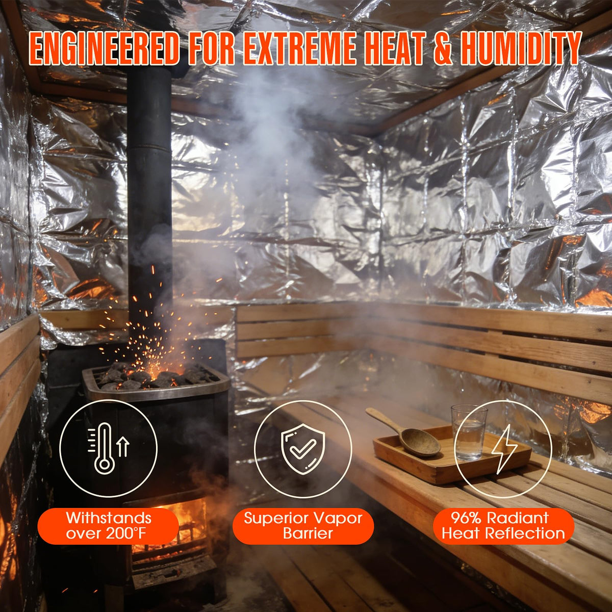 ZXQDRE DIY-friendly insulation roll enables easy stud or rafter installation.