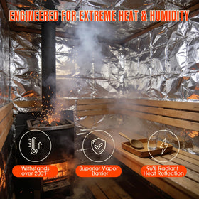 ZXQDRE DIY-friendly insulation roll enables easy stud or rafter installation.