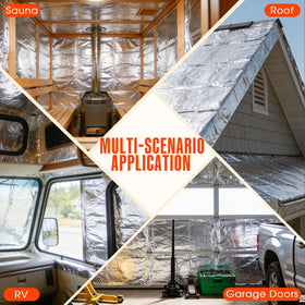 ZXQDRE multi-use barrier suitable for garages, attics, and crawl spaces.