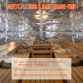 ZXQDRE non-toxic insulation barrier is safe for enclosed spaces and indoor use.