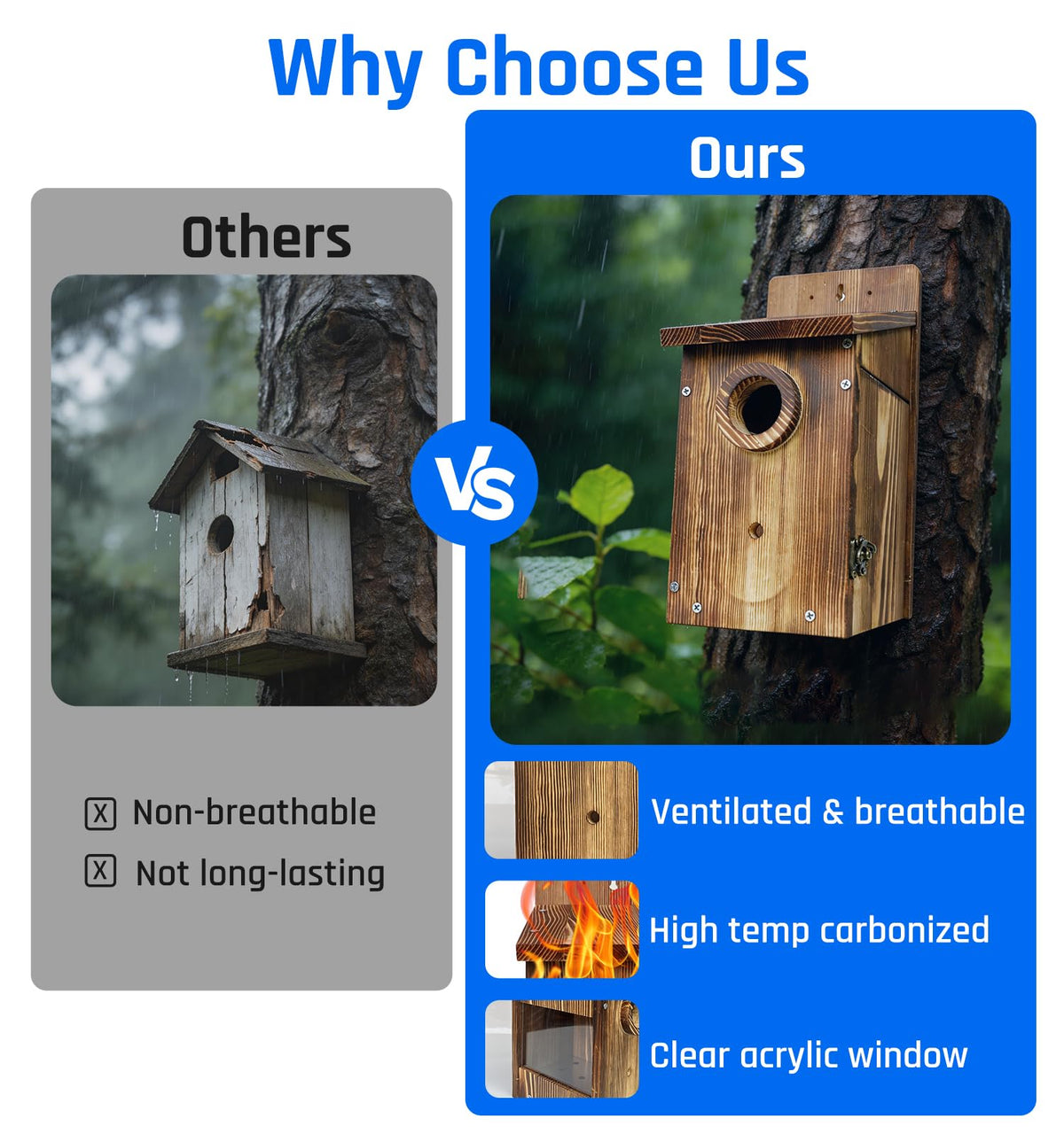 Zxweqr birdhouse in garden inviting wildlife and family moments