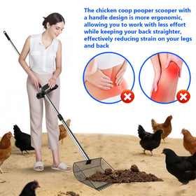 Zxweqr multi-purpose design cleans chicken houses, stables, rabbit hutches, and more