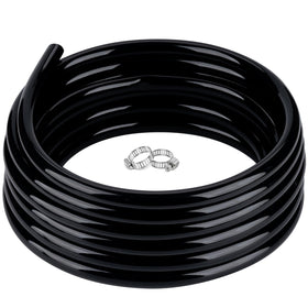 ZY-hosetube 3/4 inch black vinyl tubing for 25 ft ideal for pond water transfer.