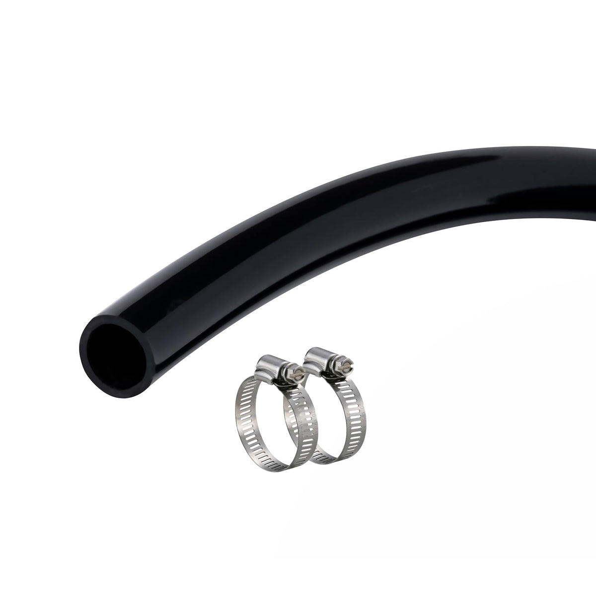 ZY-hosetube includes two clamps for secure connections.