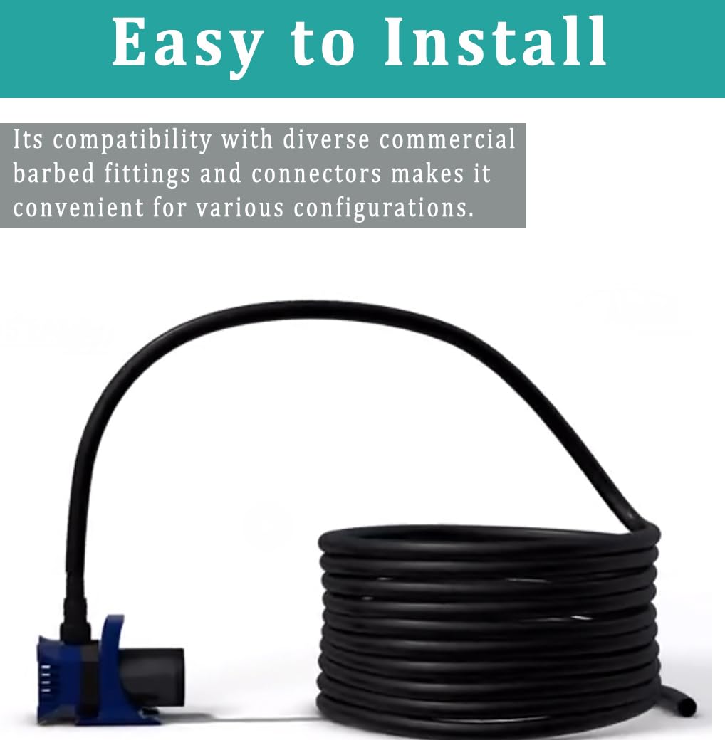 ZY-hosetube tubing for pond fountains and waterfalls enabling easy transfer.